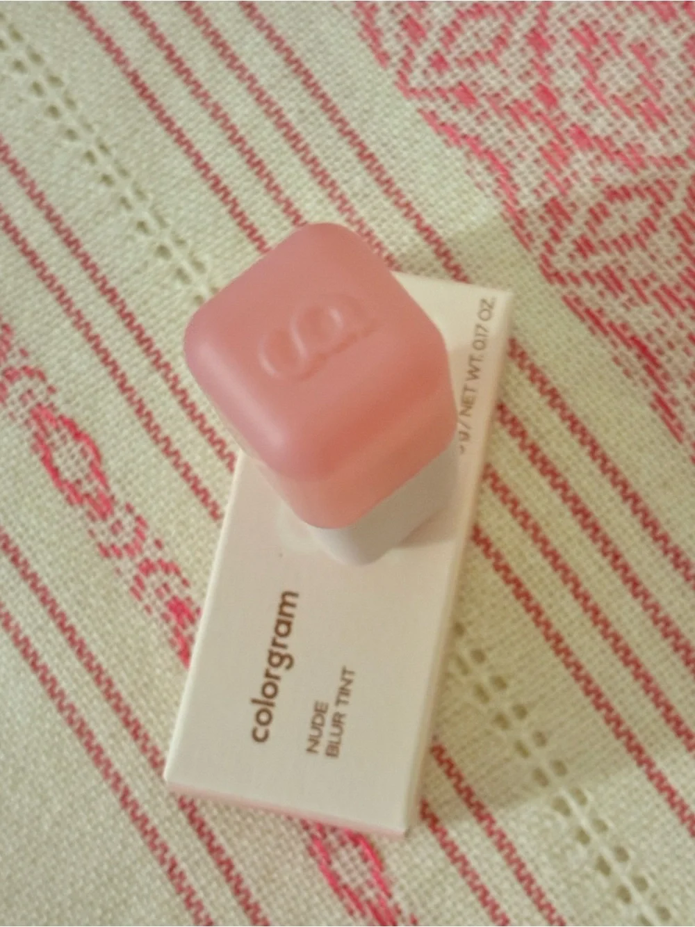 Cologram 02 Charming Pink Nude Blur Lip + Cheek Tint— Soft Pink